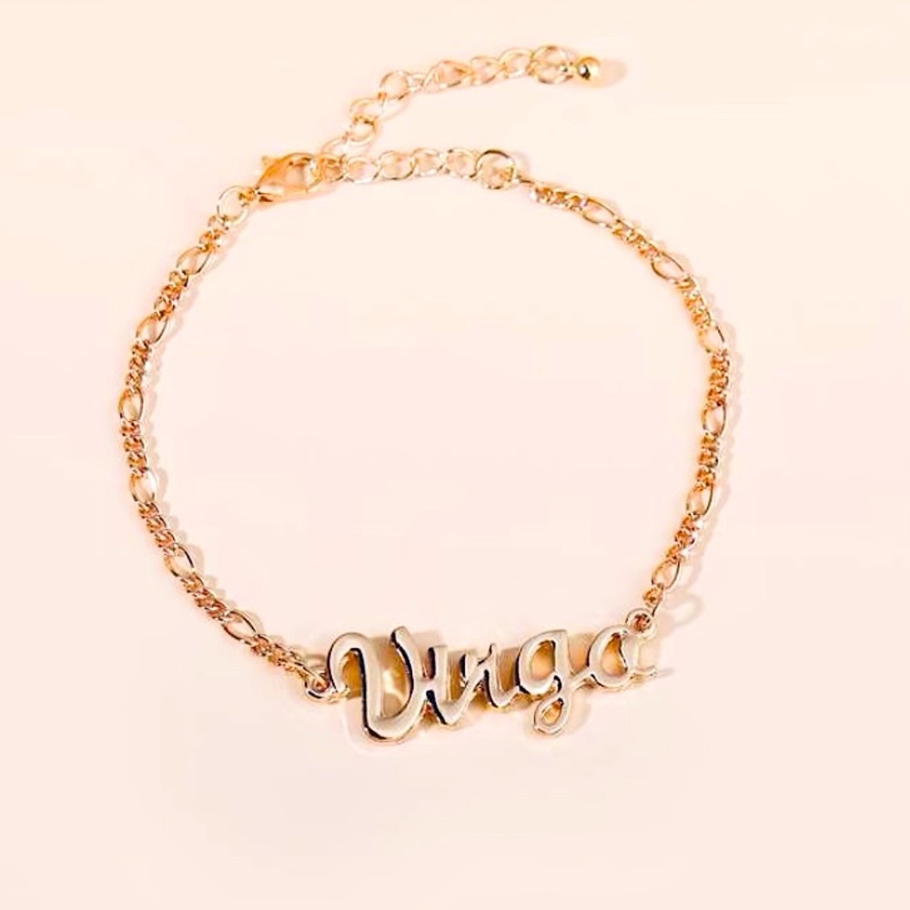 Zodiac Golden Link Bracelet VIRGO